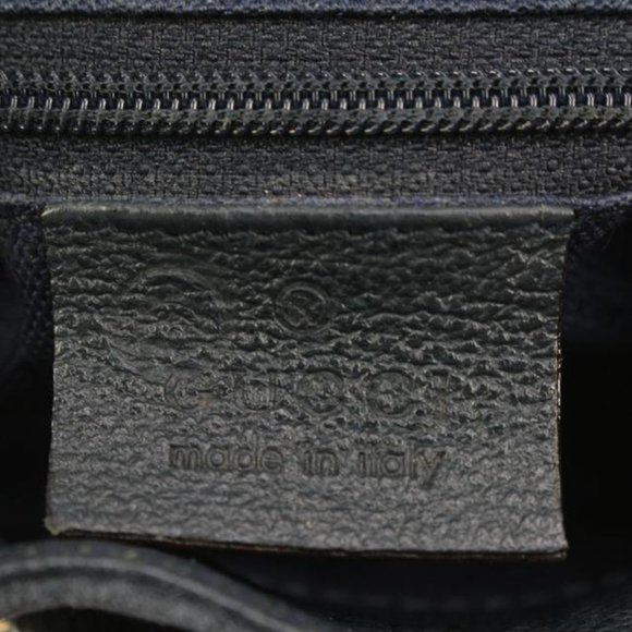 Gucci Navy Suede Bamboo Mini Backpack 56gz421s - Picture 3 of 12